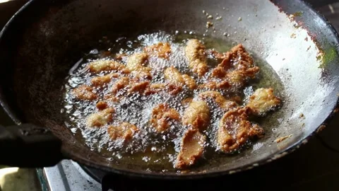 Frying fries Stock Footage 236988306