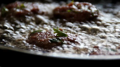 Frying meat balls 04 Vídeos de archivo 29644229