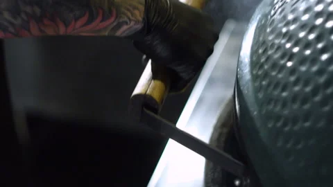 Frying meat on glie 6 Stock Footage 108468904