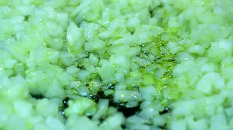 Frying onions Video stock 20476257