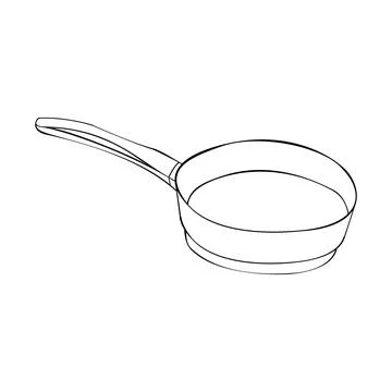 Frying pan 1 Иллюстрация