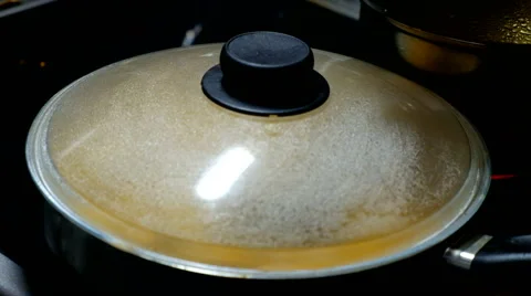 Frying pan chicken Stock Footage 63025204