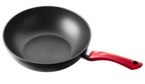 Frying pan closeup Stock Photos