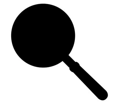 Frying pan icon on white background Stock Illustration