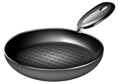 Frying pan Stock Illustration