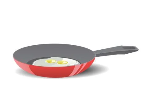 Frying pan Stock-Illustration