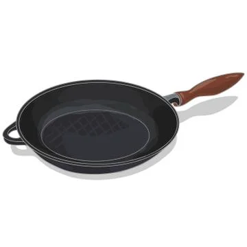 Frying pan Stock Illustration