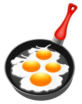Frying pan Stock Illustration