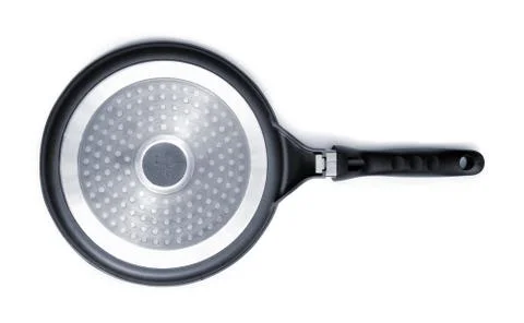 Frying Pan Isolated (Back Side) Foto stock