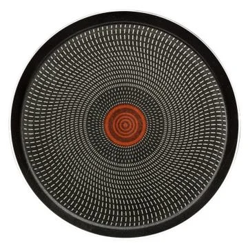 Frying pan, isolated on white background, with clipping path Stock Photos