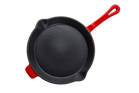 Frying pan isolated on white background Stock Photos