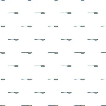Frying pan kitchenware seamless pattern background Stock Illustration
