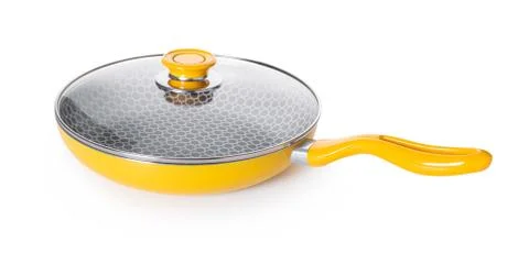 Frying pan with lid Stock Photos