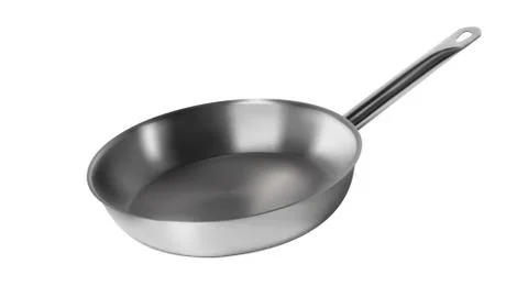 Frying Pan Metal Kitchenware For Cooking Vector Illustrazione stock