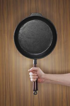 Frying pan Foto stock