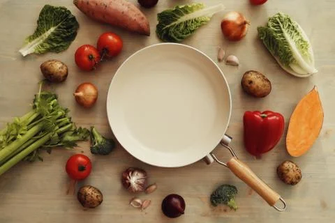 Frying pan Stock Photos