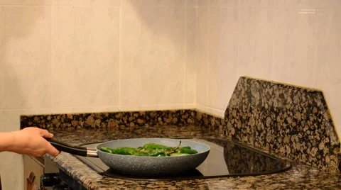 Frying Pan Skills Video stock 51452257