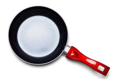 Frying Pan top View Stock Photos