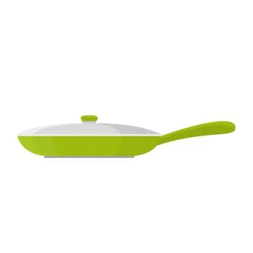 Frying pan vector illustration isolated Stock Illustration