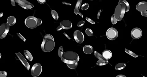 Frying Pans falling slow motion Stock Footage 251838682