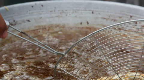 Frying pork Stock Footage 25920124