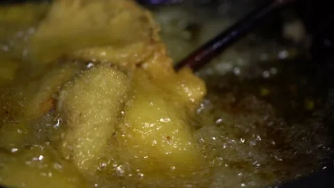 Frying Process of Delicious Snack Video stock 319949048