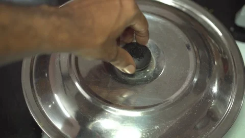 Frying Seer Fish Part 1 4K Video stock 119633682