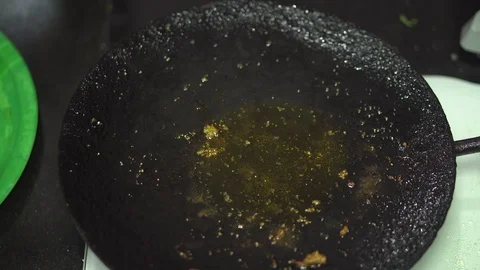 Frying Seer Fish Part 5 4K Video stock 119633746