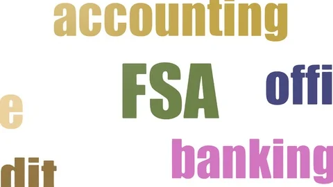 Fsa Tag Cloud Animated On White Background Video stock 103563762
