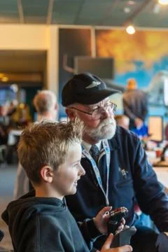 FSWeekend Flightsimulation exhibit 2013 Stock Photos