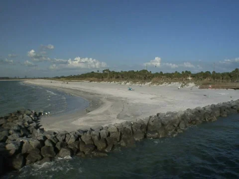 Ft. De Soto Beach Stock Footage 286005