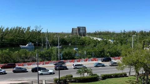 Ft Lauderdale Drawbridge Stock Footage 104709345
