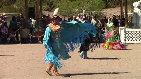 Ft McDowell, AZ,USA -  April 5, 2014:  Pow Wow Stock Footage 48012026