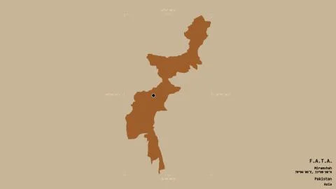 F.A.T.A. - Pakistan. Bounding box. Pattern Stock Illustration