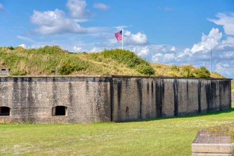 Ft. Pickens Flag Stock Photos