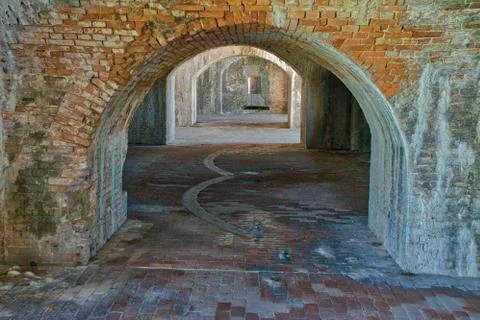 Ft. Pickens Interior Foto stock