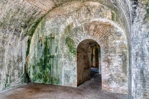 Ft. Pickens Interior Foto stock