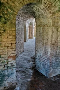 Ft. Pickens Interior Foto stock