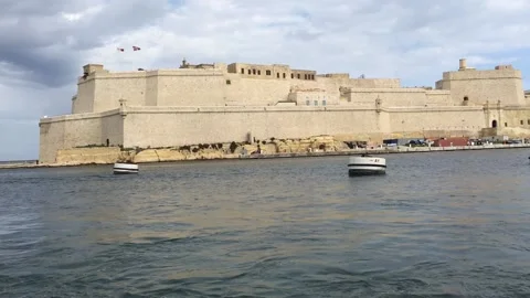 Ft. St. Angelo, Malta Stock Footage 200789268