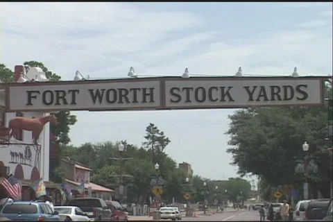 Ft Worth Stockyards 库存影片 62183