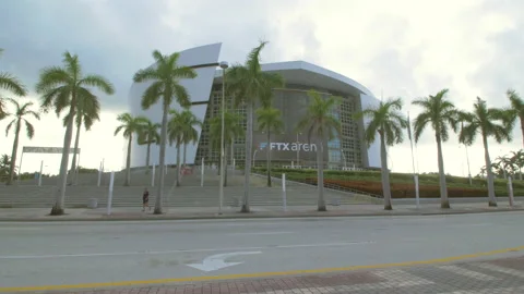 FTX Arena Miami Stock Footage 219886758