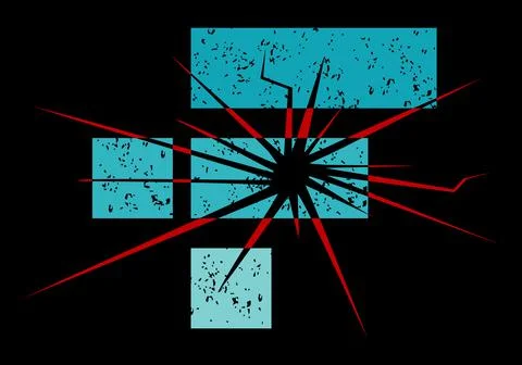 FTX Token - the collapse of the crypto exchange. FTT symbol cryptocurrency lo Ilustração Stock