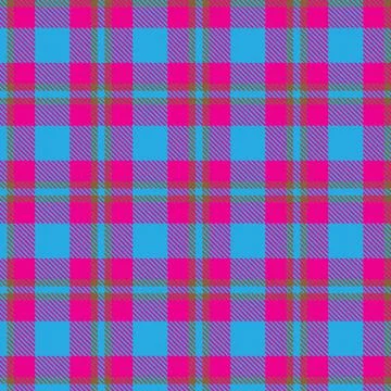 Fuchsia Plaid Tartan Seamless Pattern Design Stock Illustration