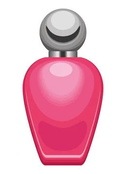 Fucshia perfume bottle Stock-Illustration