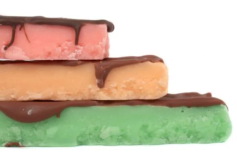Fudge bars in different colors Stock Photos