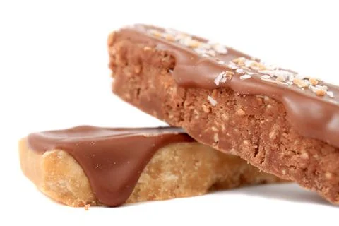 Fudge bars in different flavors Stock Photos