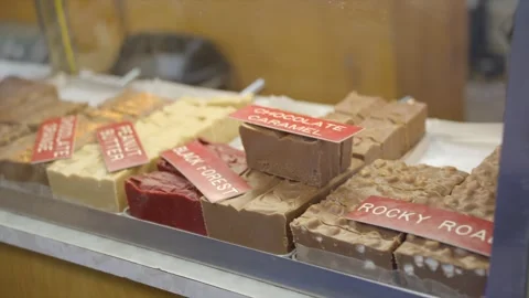 Fudge bars for sale Stock Footage 253442232
