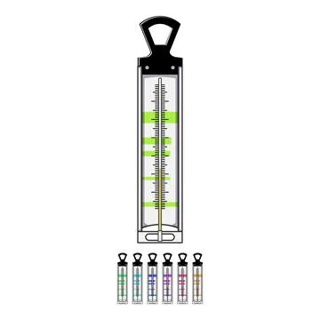 Fudge candy thermometer cartoon vector graphic Stock Illustration