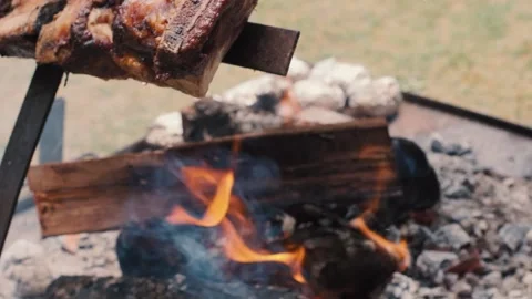 Fuego carne Vídeos de archivo 171873227
