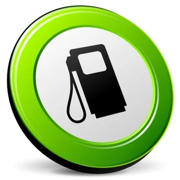 Fuel 3d icon Stock Illustration